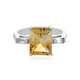 Bague en argent et Citrine multicolore