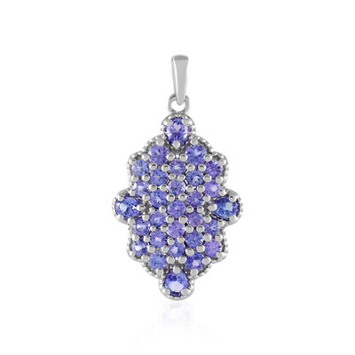 Pendentif en argent et Tanzanite