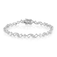 Bracelet en argent et Danburite