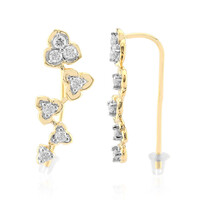 Boucles d'oreilles en or et Diamant SI1 (G)