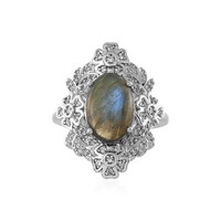 Bague en argent et Labradorite