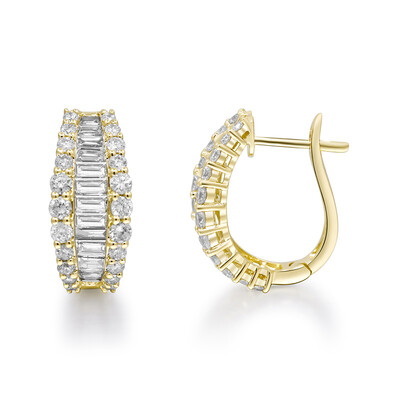 Boucles d'oreilles en or et Diamant SI2 (G) (CIRARI)