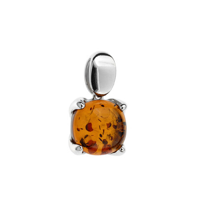 Pendentif en argent et Ambre baltique (dagen)