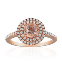 Bague en or et Morganite AAA (CIRARI)