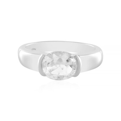 Bague en argent et Pétalite