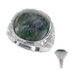 Bague en argent et Fuchsite (dagen)