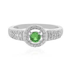 Bague en argent et Grenat Tsavorite