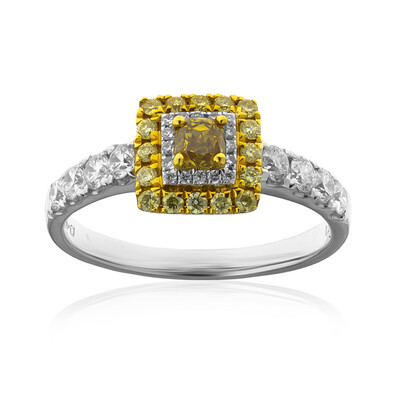 Bague en or et Diamant SI2 jaune (CIRARI)