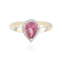 Bague en or et Tourmaline rose