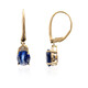 Boucles d'oreilles en or et Kyanite du Népal (CIRARI)