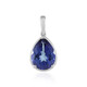 Pendentif en argent et Topaze bleu cobalt