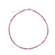 Collier en argent et Rhodonite