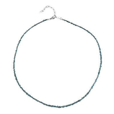 Collier en argent et Diamant bleu (CUSTODANA)