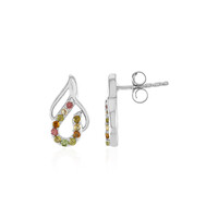 Boucles d'oreilles en argent et Tourmaline