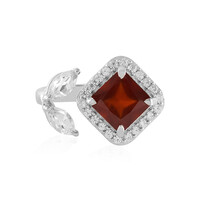 Bague en argent et Grenat Hessonite