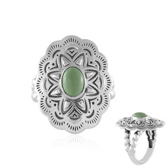 Bague en argent et Turquoise verte (Desert Chic)