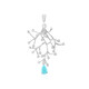 Pendentif en argent et Turquoise