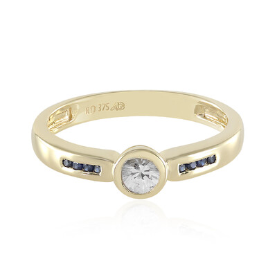 Bague en or et Saphir blanc (Adela Gold)