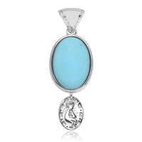 Pendentif en argent et Turquoise