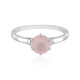 Bague en argent et Quartz rose