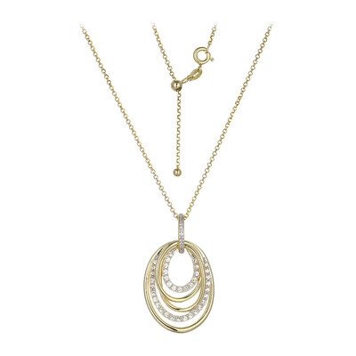 Collier en argent et Topaze blanche