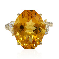 Bague en or et Citrine (Smithsonian)