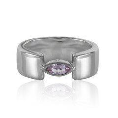 Bague en argent et Topaze rose d'Ouro Preto