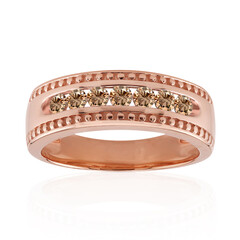 Bague en or et Diamant rose de France SI1 d'Argyle 