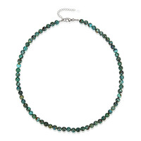 Collier en argent et Chrysocolle