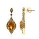 Boucles d'oreilles en or et Citrine (CIRARI)