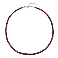 Collier en argent et Rubis