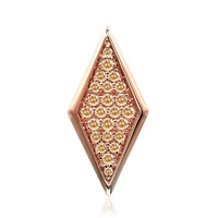 Pendentif en or et Diamant rose de France SI1 d'Argyle 