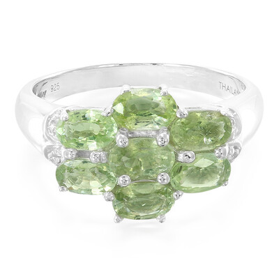 Bague en argent et Tourmaline Paraïba