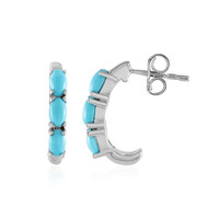 Boucles d'oreilles en argent et Turquoise Sleeping Beauty