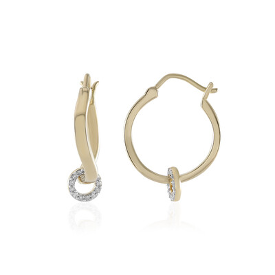 Boucles d'oreilles en argent et Diamant I2 (I)