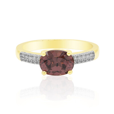 Bague en or et Zircon rose