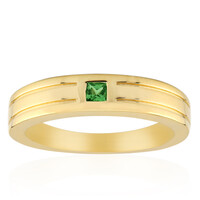 Bague en or et Tsavorite du Kenya AAA