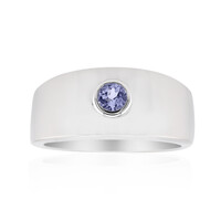 Bague en argent et Tanzanite non chauffée