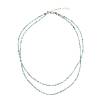 Collier en argent et Larimar