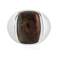 Bague en argent et Pietersite dorée