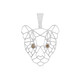 Pendentif en or et Diamant champagne I2 (Ornaments by de Melo)