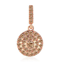 Pendentif en or et Diamant rose de France SI1 d'Argyle 