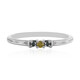 Bague en argent et Diamant jaune I3