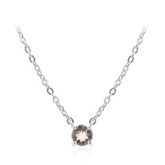 Collier en argent et Morganite