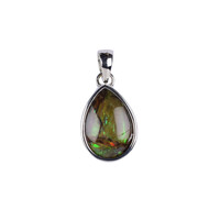 Pendentif en argent et Ammolite