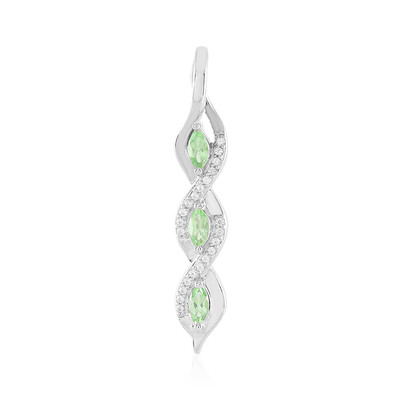 Pendentif en argent et Grenat Tsavorite