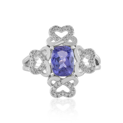 Bague en argent et Tanzanite