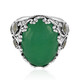 Bague en argent et Agate verte (Annette classic)