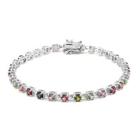 Bracelet en argent et Tourmaline