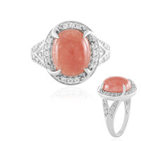 Bague en argent et Rhodochrosite